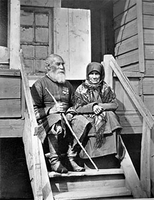 Photography of old Russian people before 1917