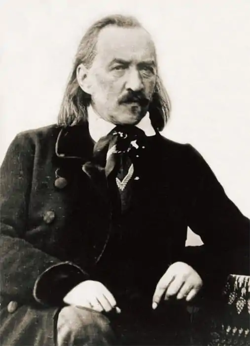 Portrait of an early Russian photographer wearing a bow tie and formal attire