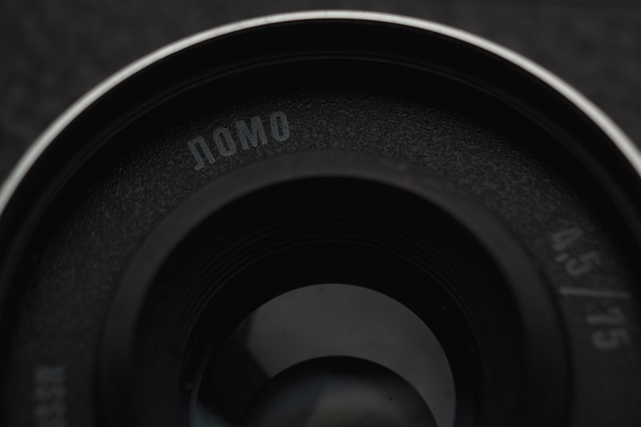 LOMO T-22 lens unit on Lubitel 166 medium format camera