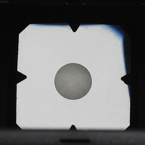 Soviet medium format film camera focusing spot