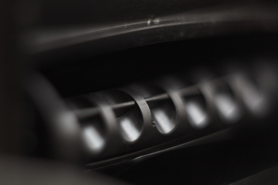 Film spool chamber of the Lubitel-166B medium format camera