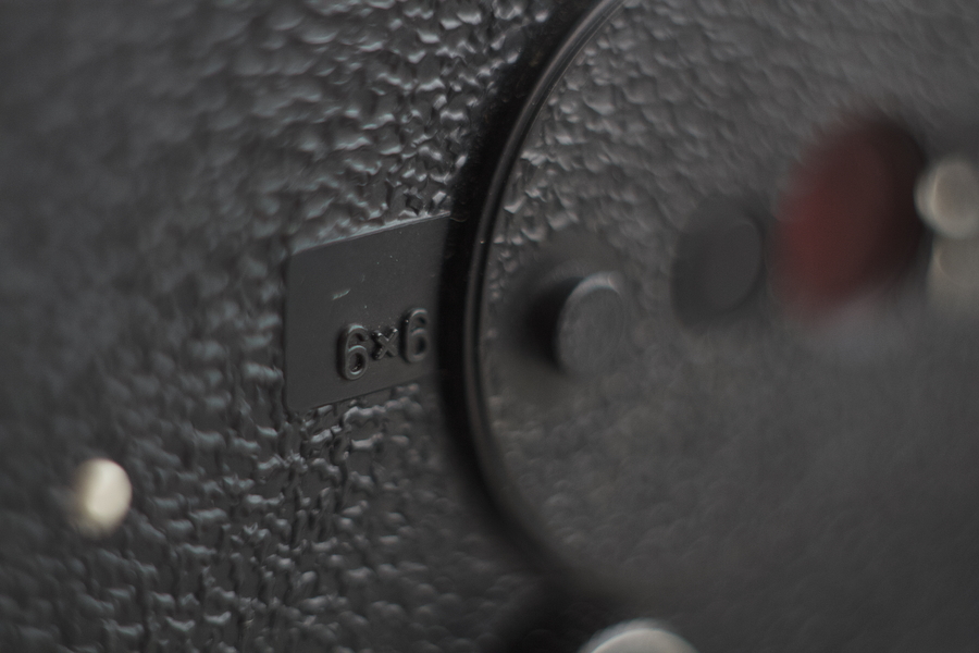 Lubitel-166u 6x6 format marking