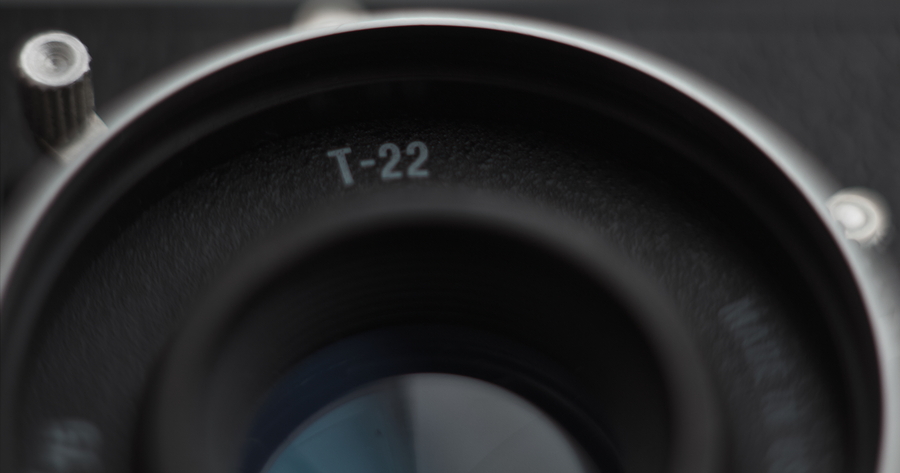 Soviet medium format camera triplet t22 lens