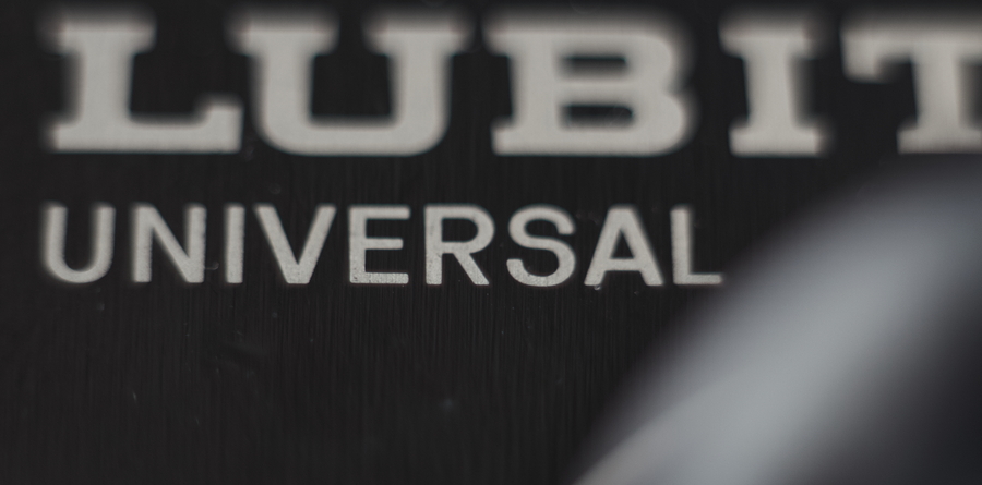 lubitel universal inscription close up