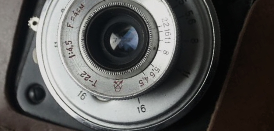 Smena 1 t-22 lens close up