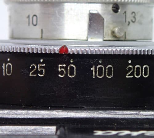 soviet scale focus camera shutter speeds