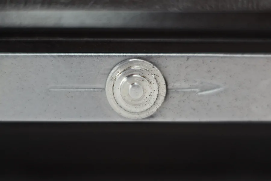 Back door lock of the film camera