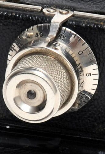 35 mm format soviet camera film advance knob close up