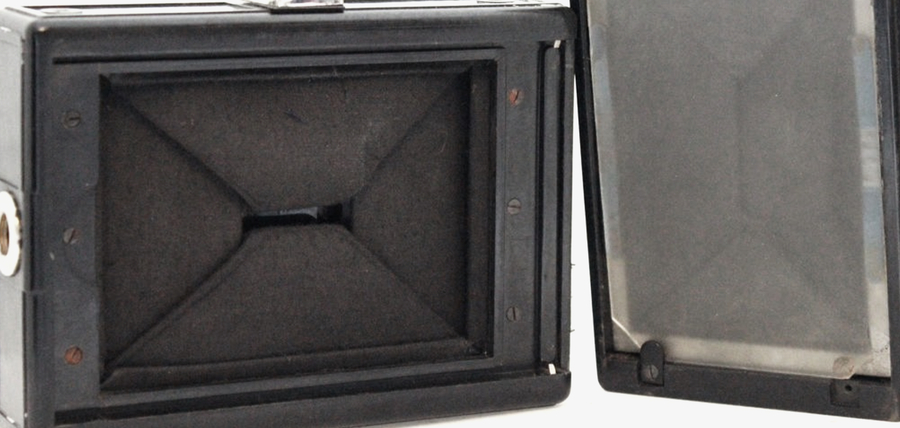Soviet medium format camera from the back