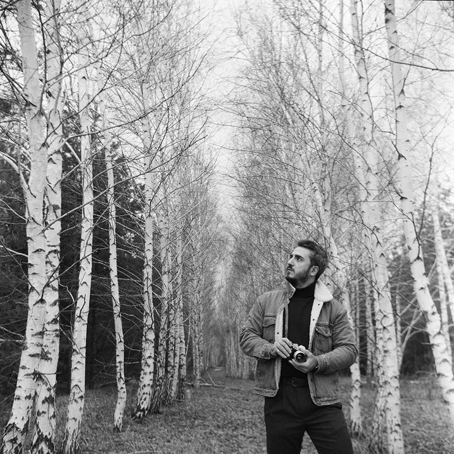 Helios 44 and zenit 3m at work in the hands of Stepan Ayvazyan