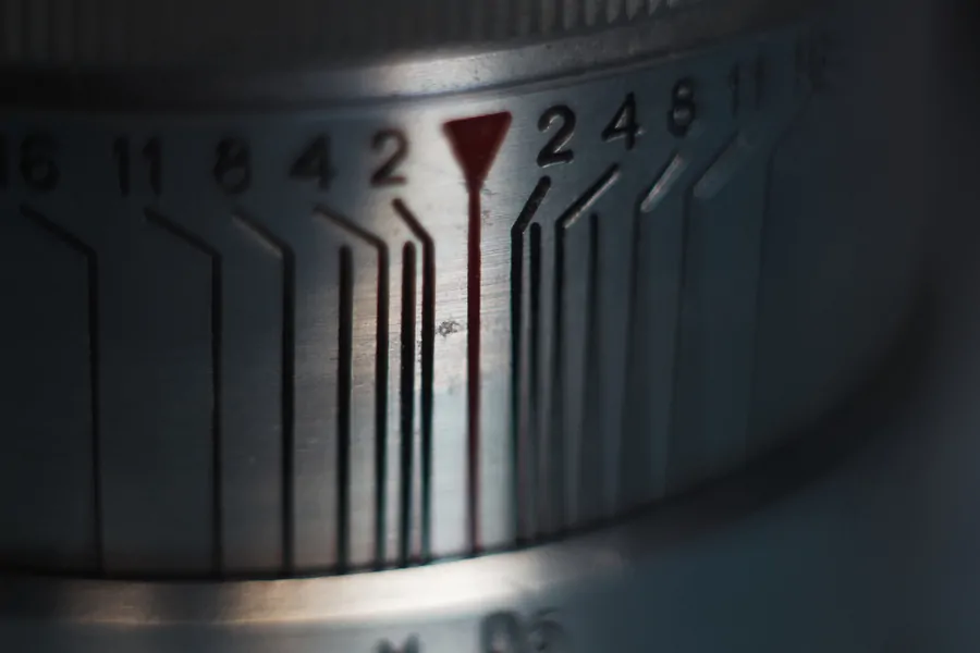 Distance scale of the Helios 44 m39 lens