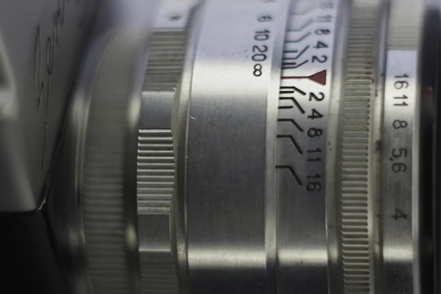 Helios 44 m39 lens from the side