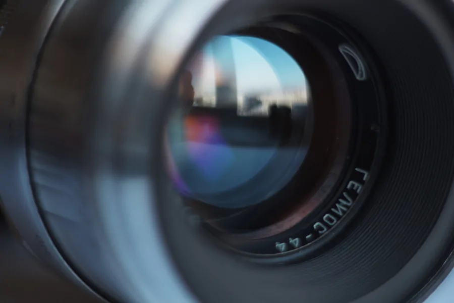 helios 44 m39 lens from the front