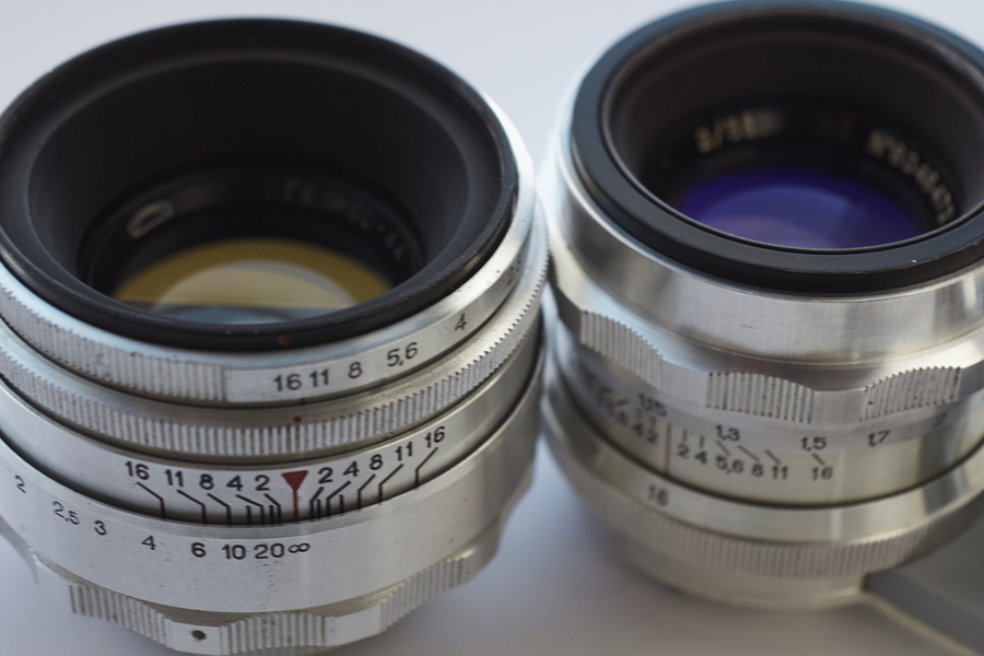 Helios 44 start and m39 lenses