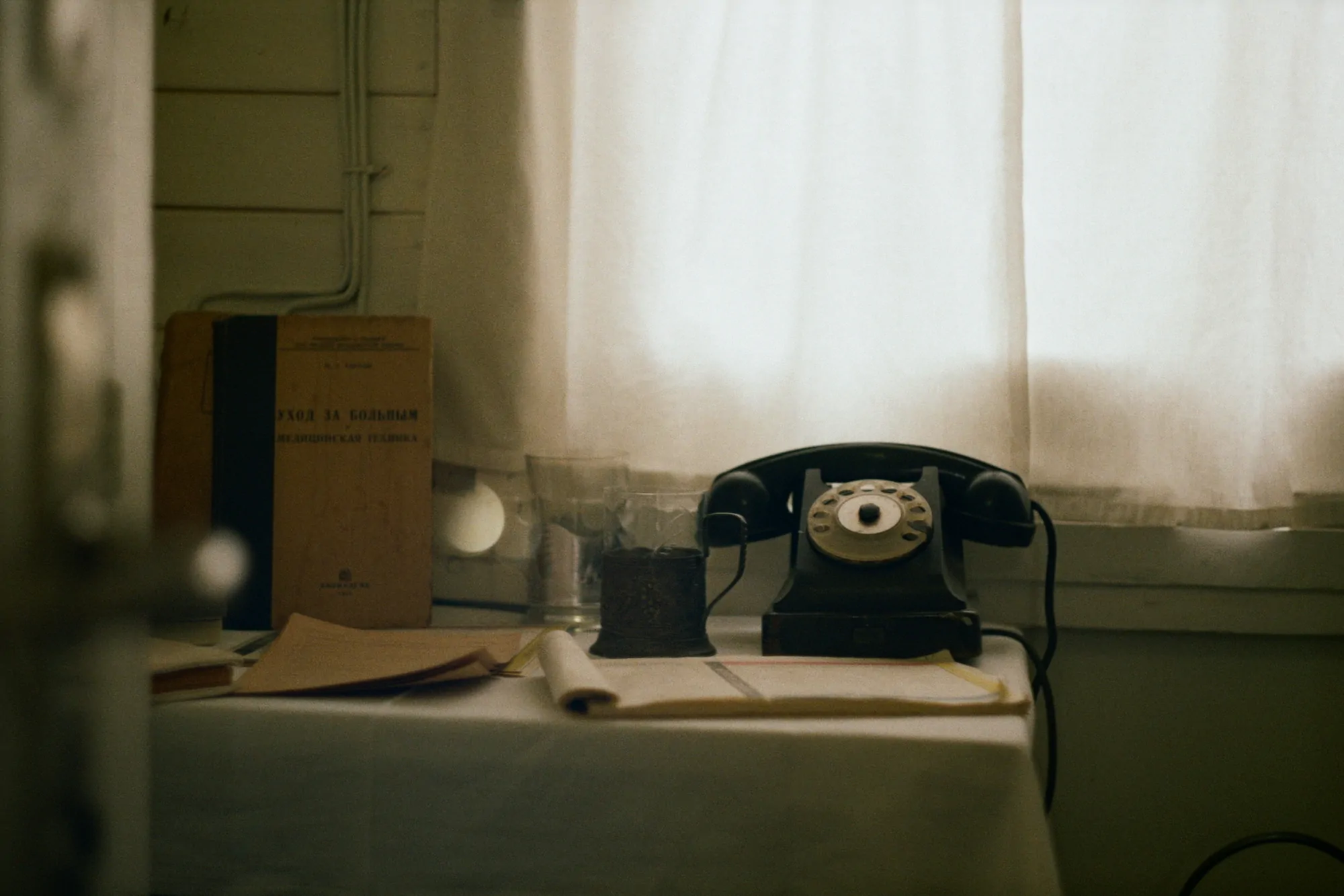 Still life inside an old Soviet train shot on a helios lens