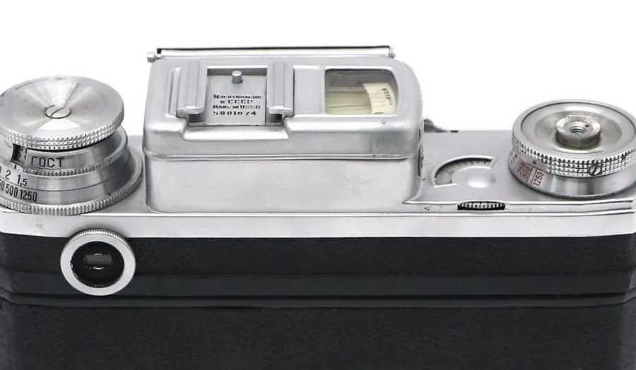 Selenium light meter of the Kiev 3 camera